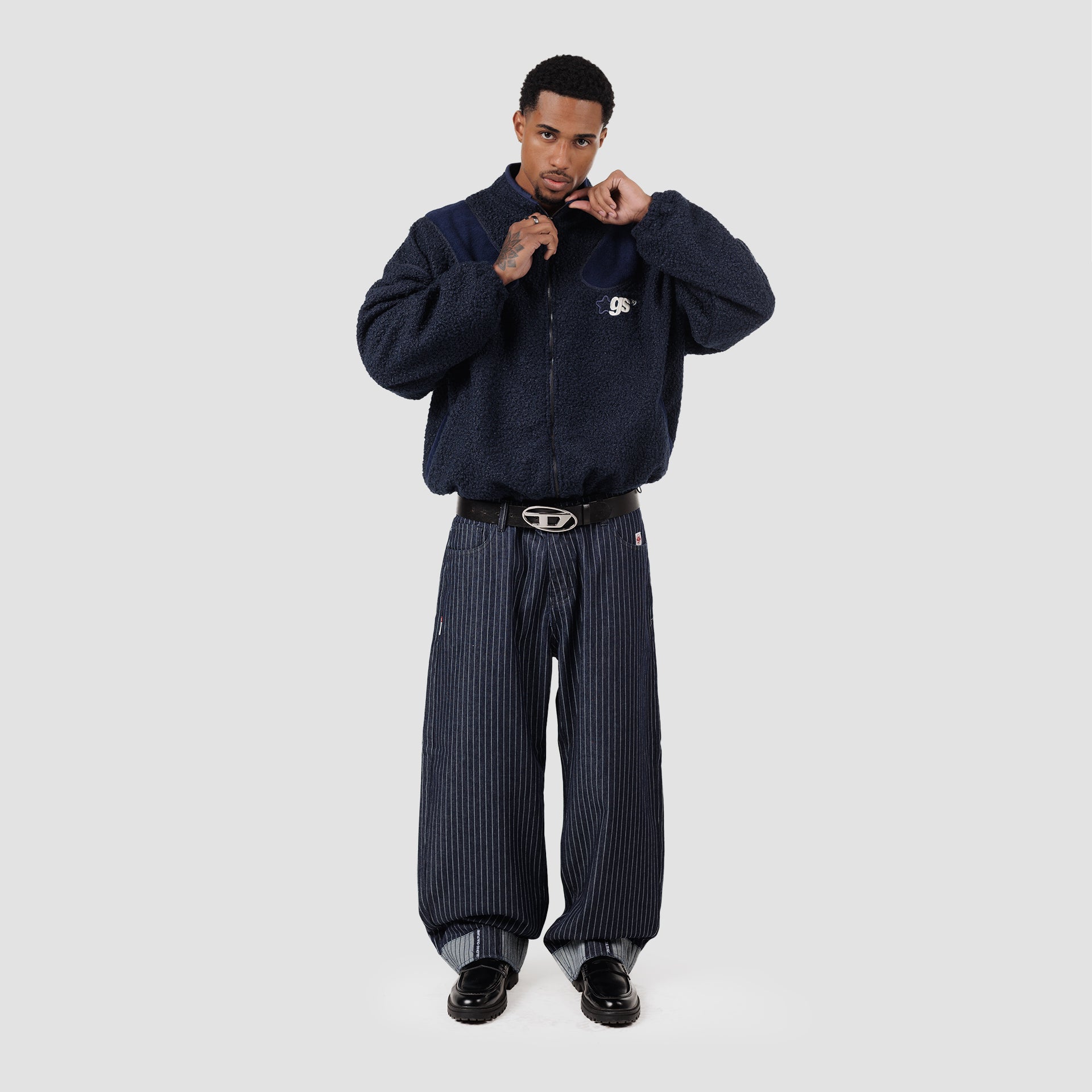 BLUE TINT SHERPA JACKET