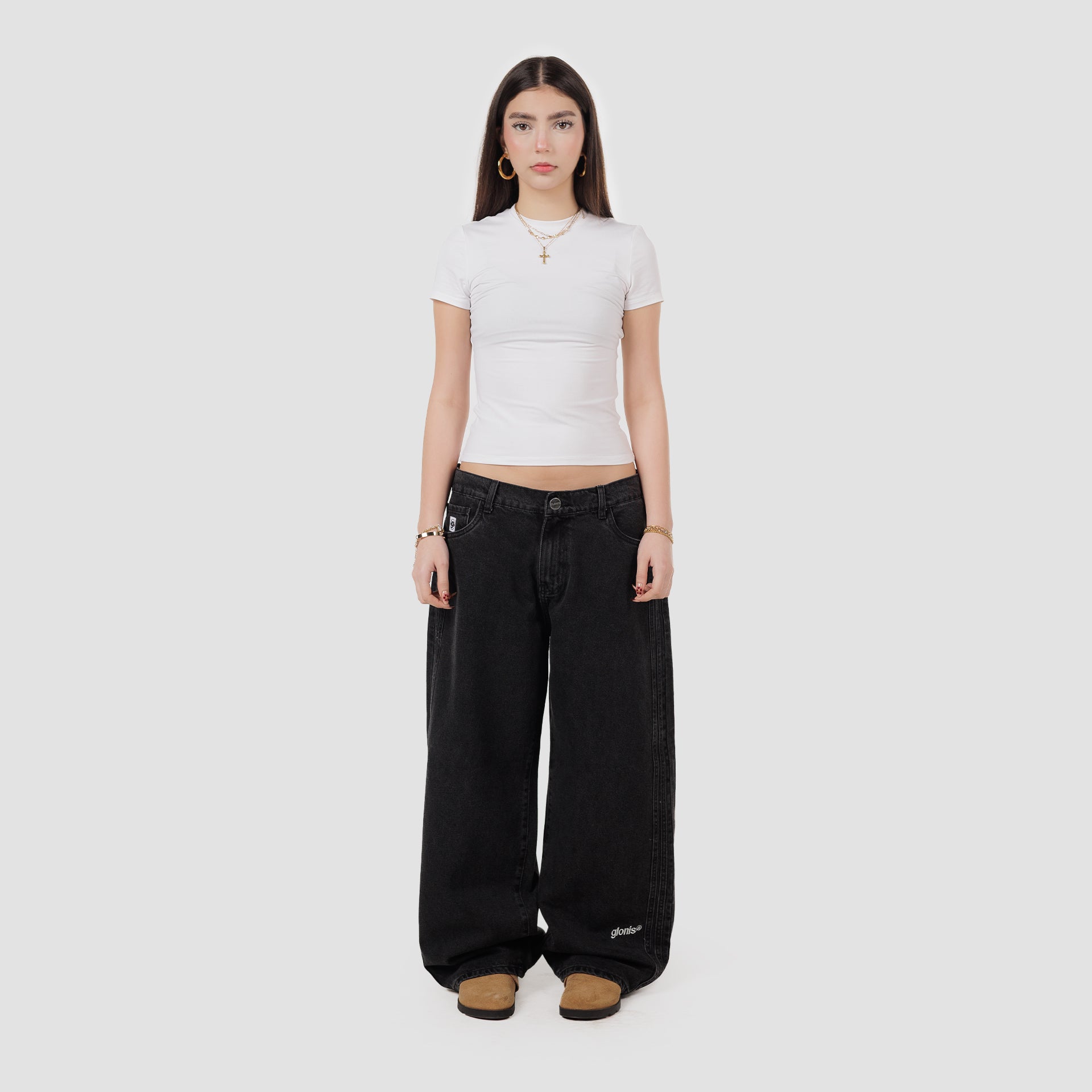 EVERYDAY BLACK BAGGY JEANS