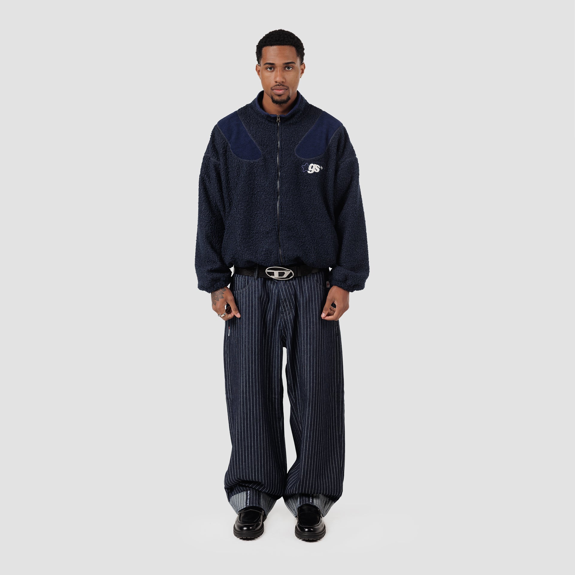 BLUE TINT SHERPA JACKET