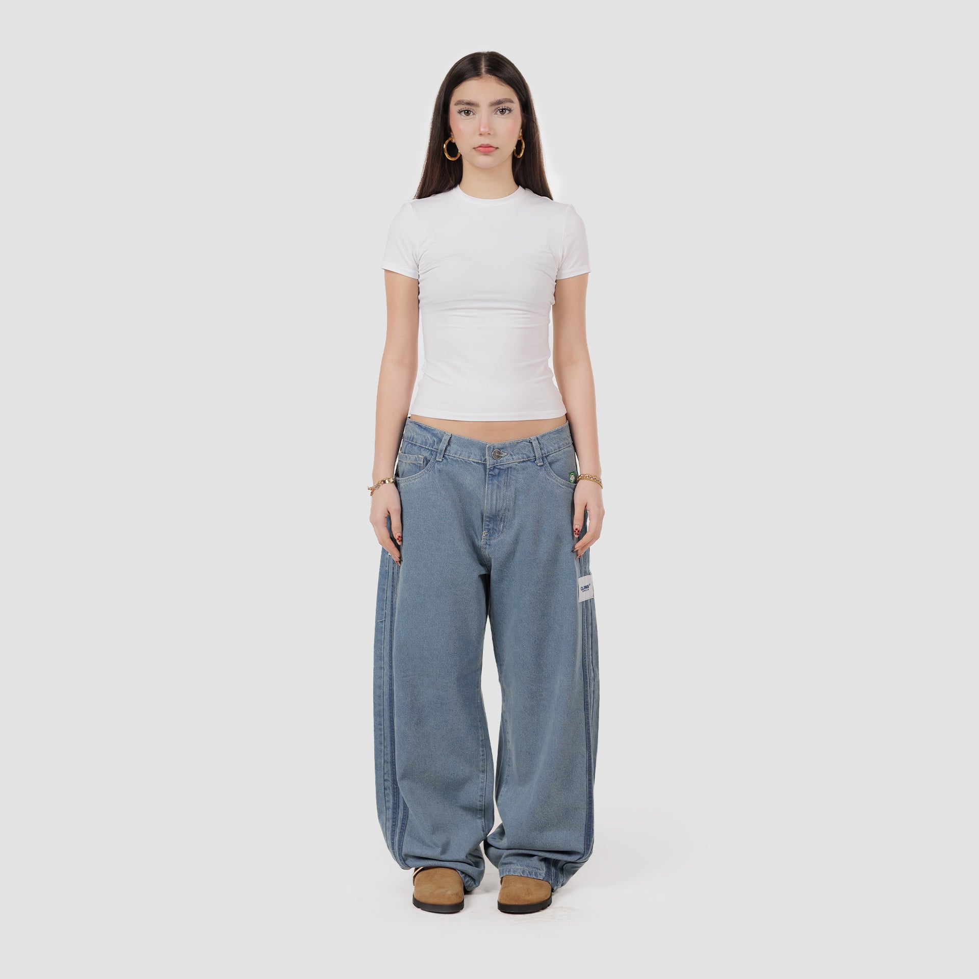 SKY BLUE BAGGY JEAN