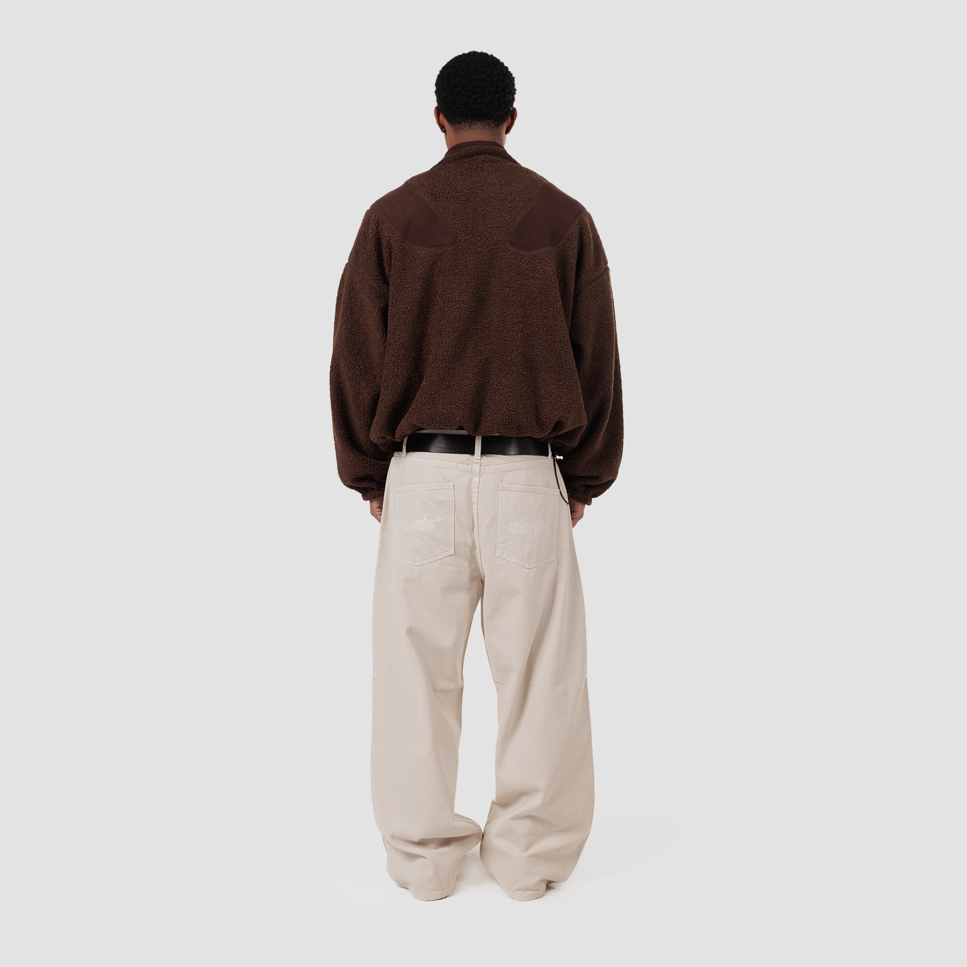BROWN TINT SHERPA JACKET