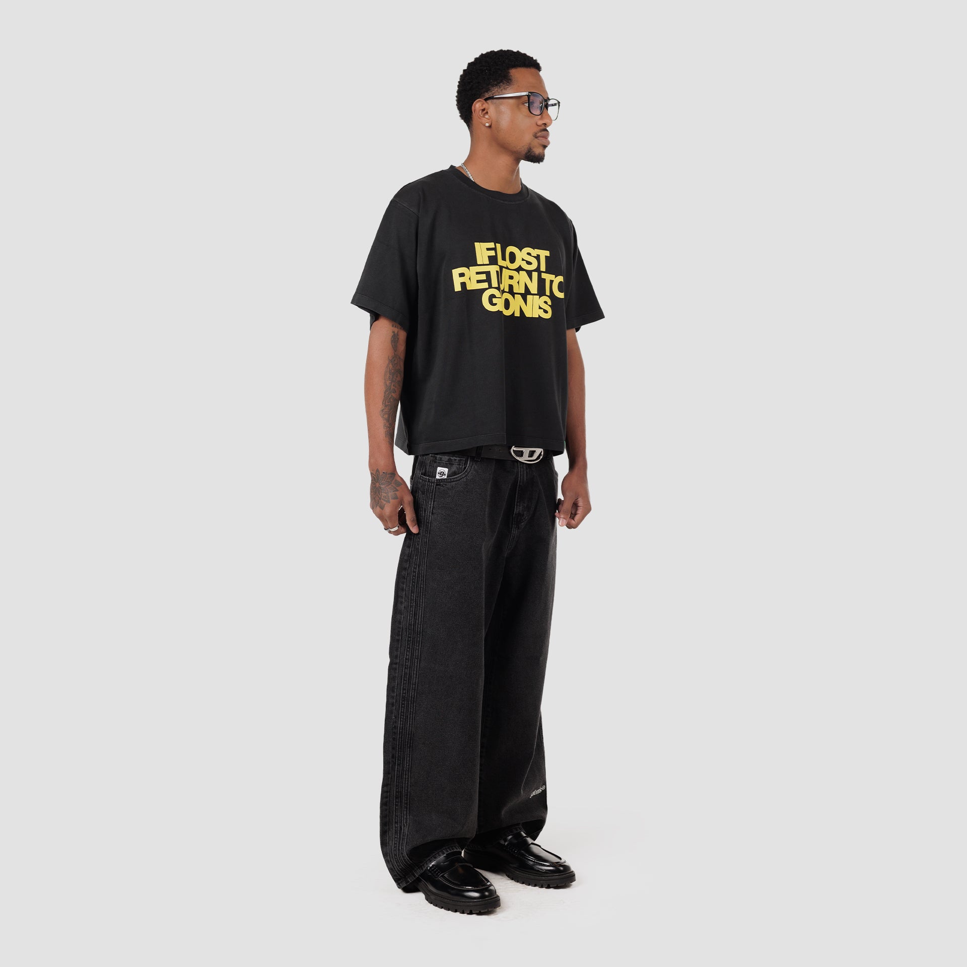 EVERYDAY BLACK BAGGY JEANS