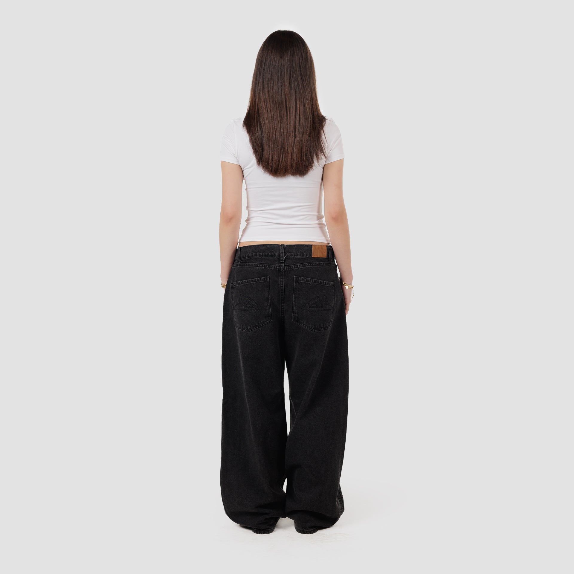 EVERYDAY BLACK BAGGY JEANS