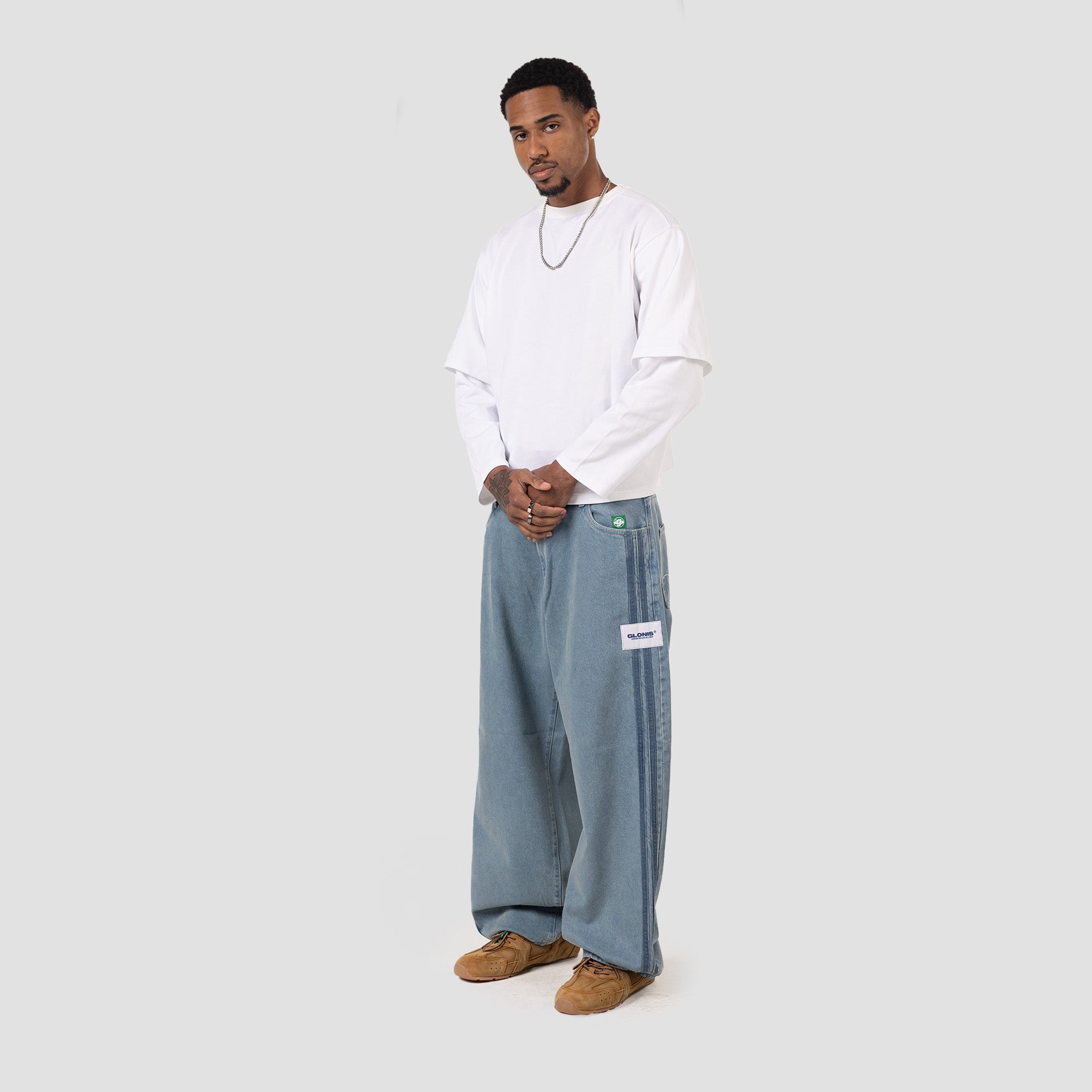 SKY BLUE BAGGY JEAN