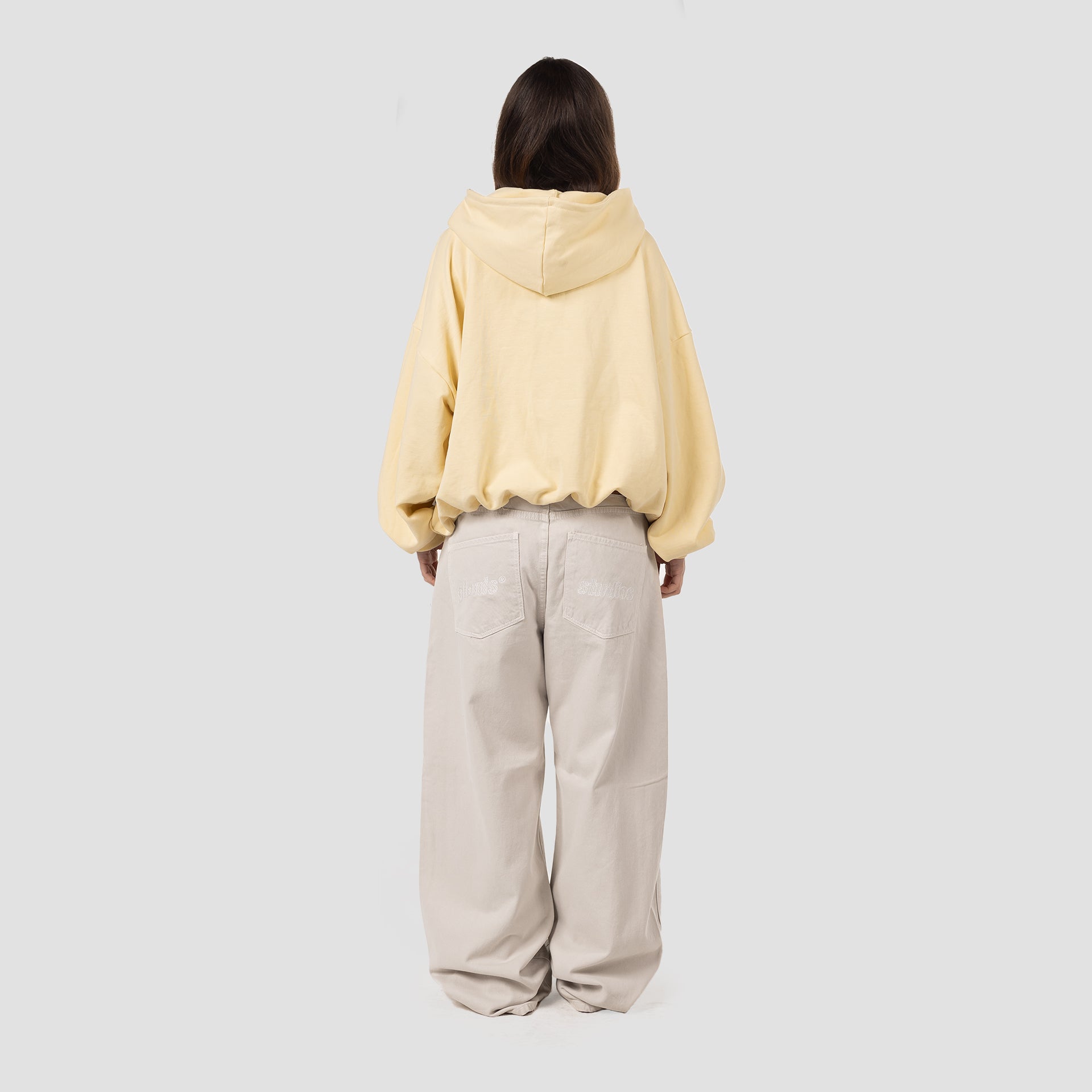 GLONIS CLUB YELLOW ZIP UP HOODIE