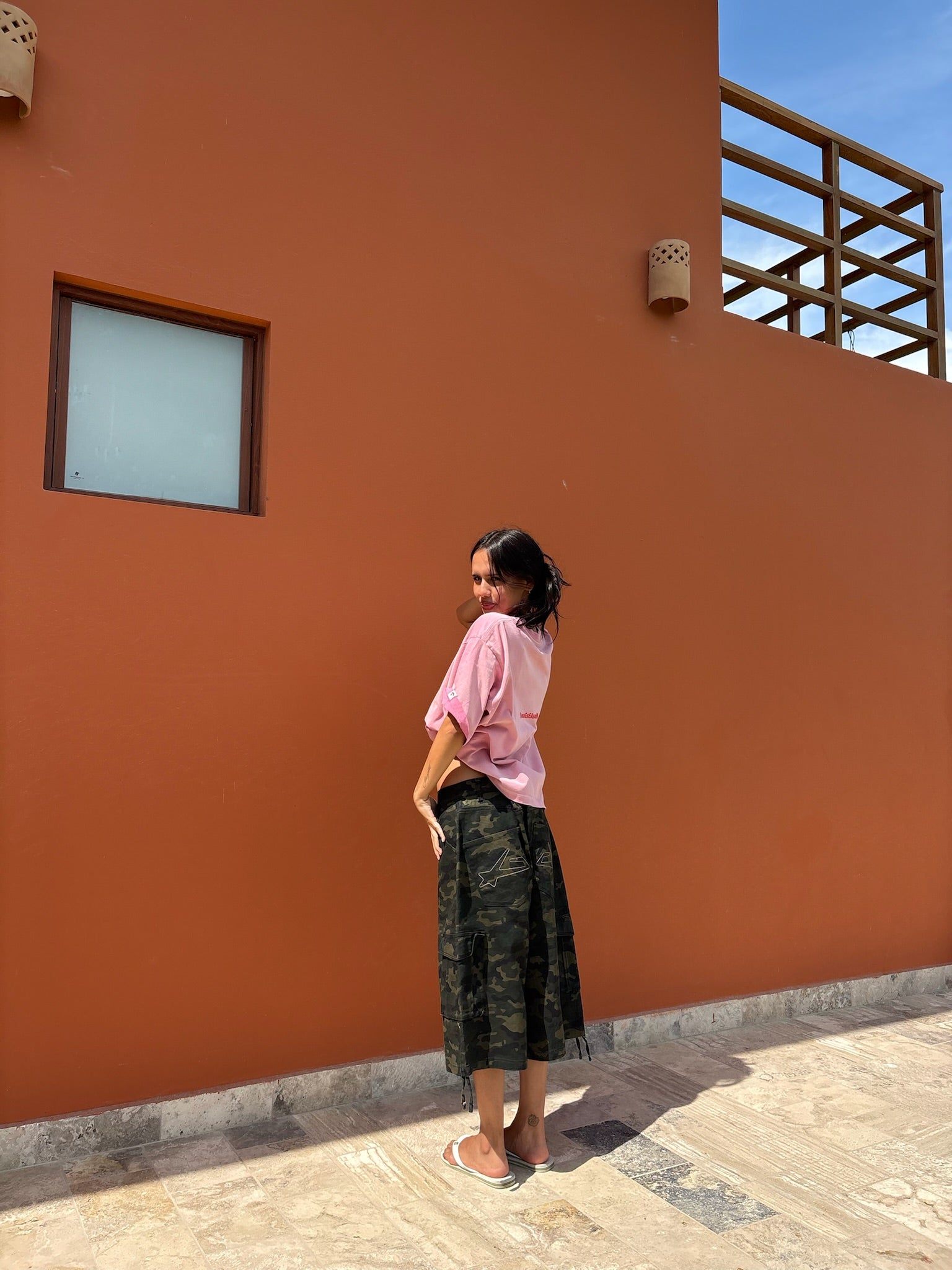 Pink Candy Washed Tee