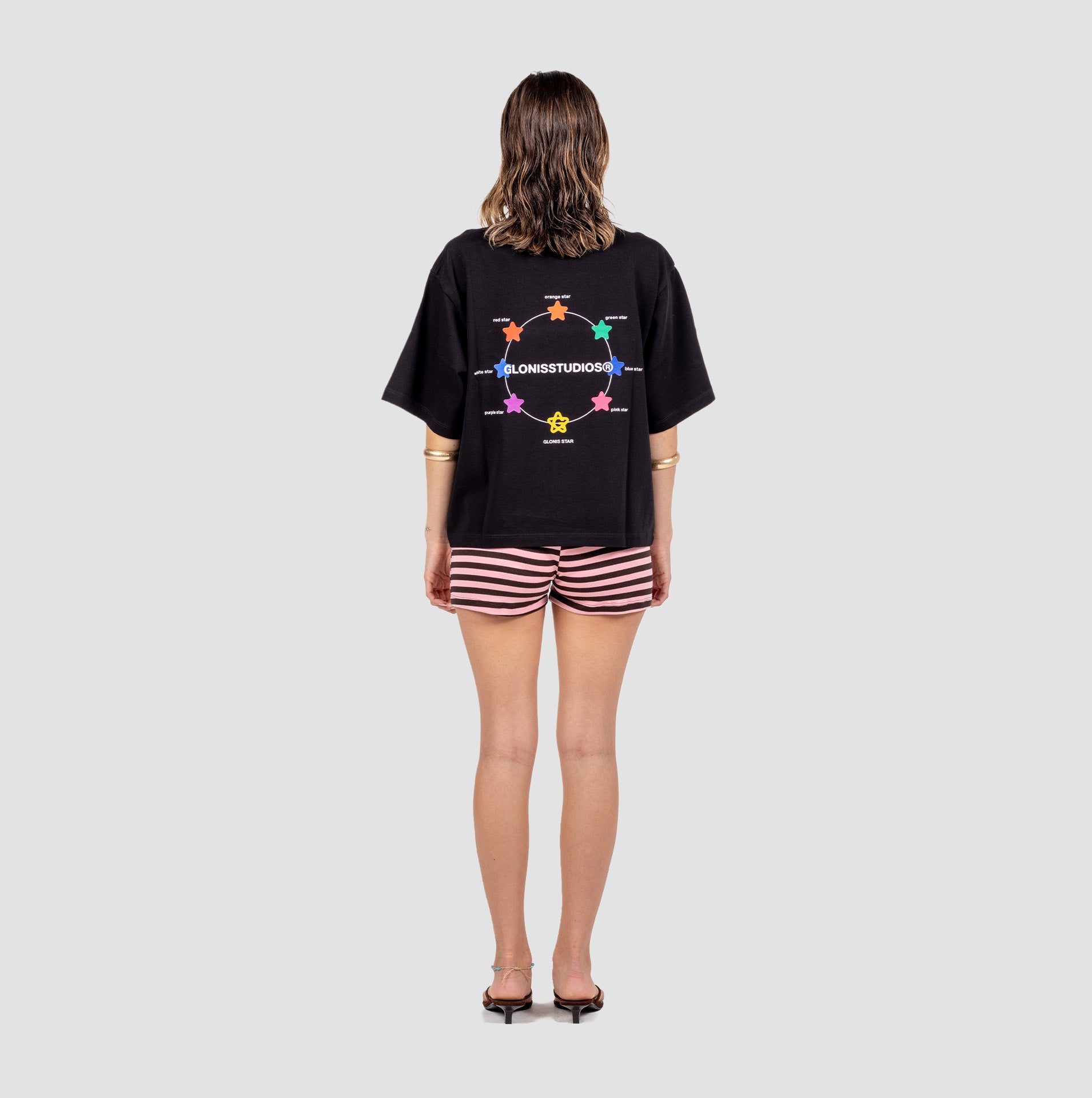 Glonis Star Black Tee
