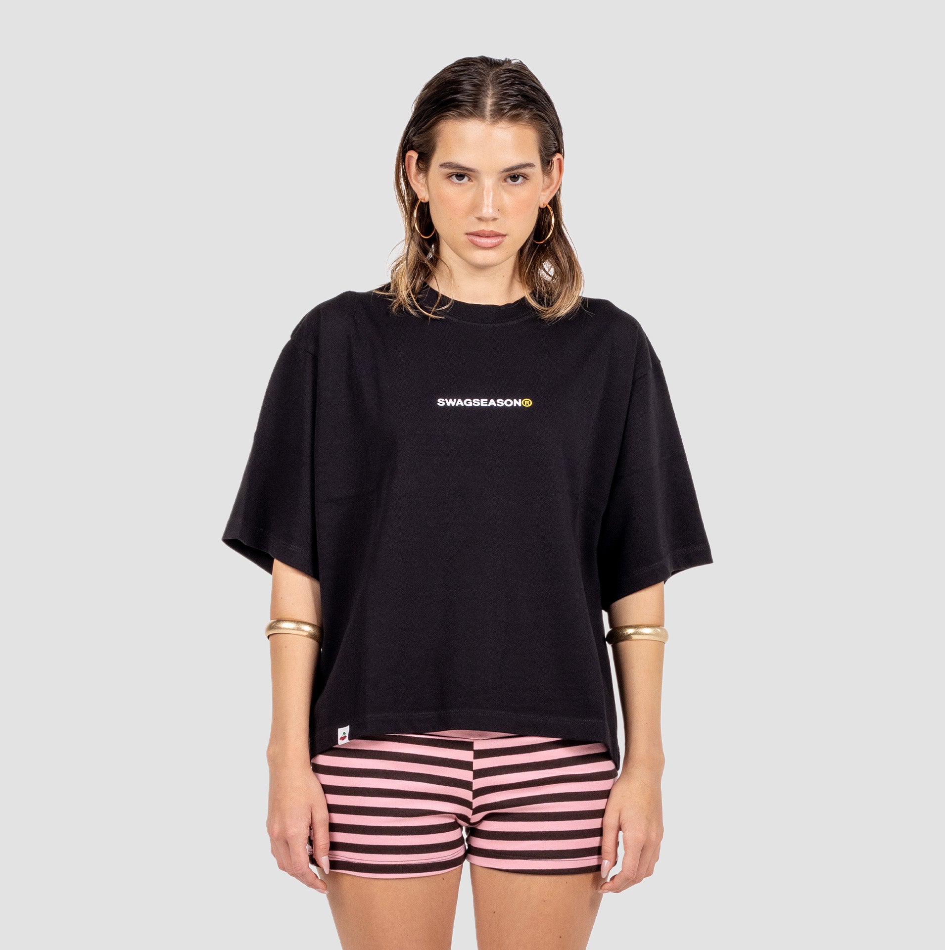 Glonis Star Black Tee