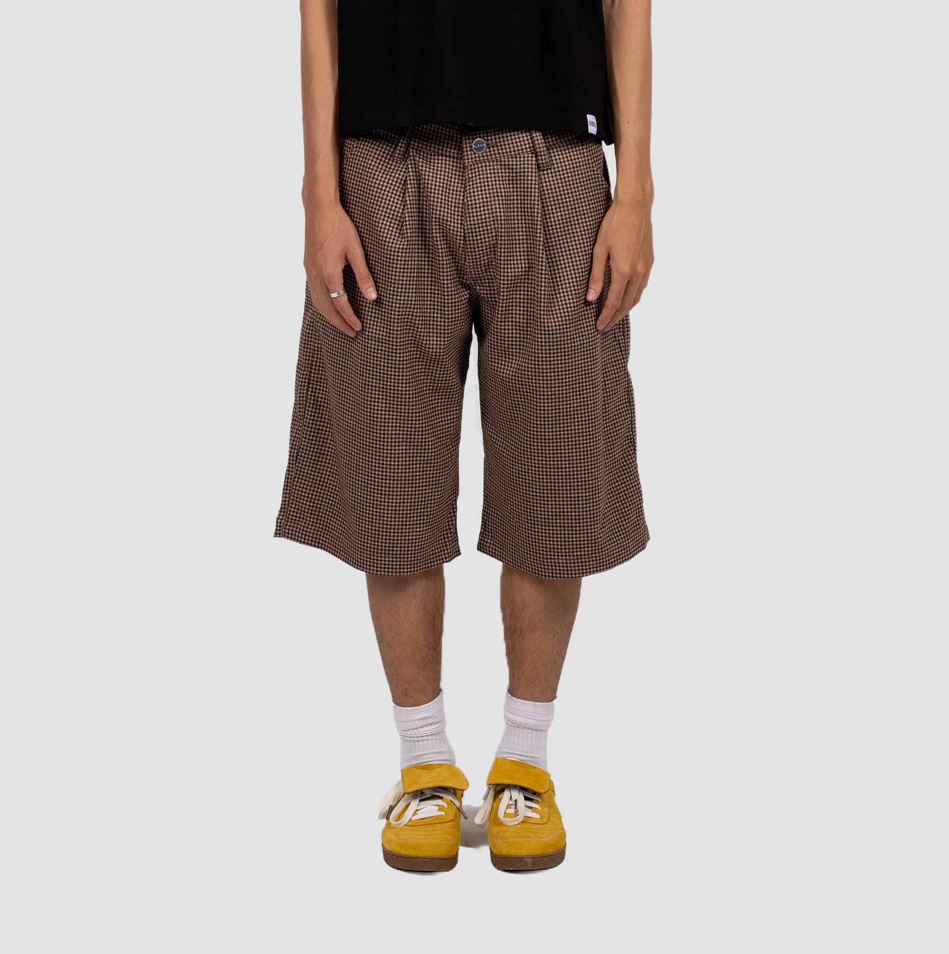 8TEEN PLAID Brown Jorts