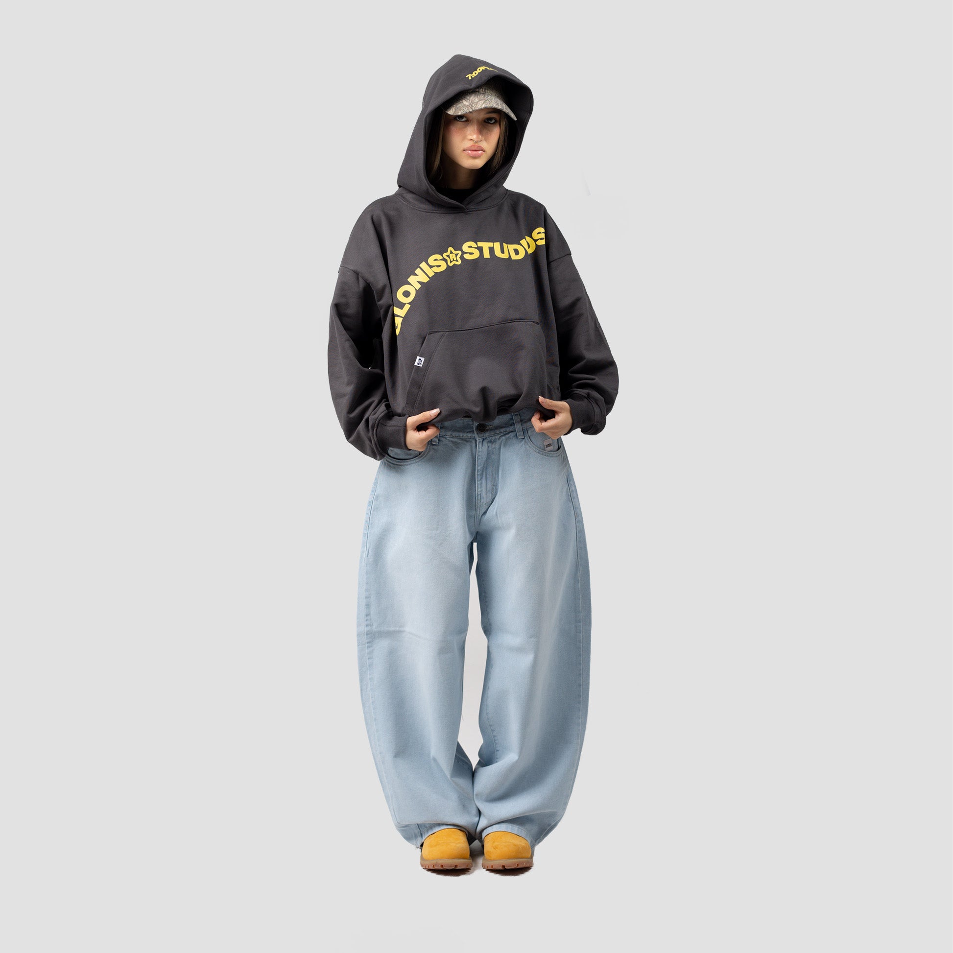 VACATION SKY BAGGY JEANS