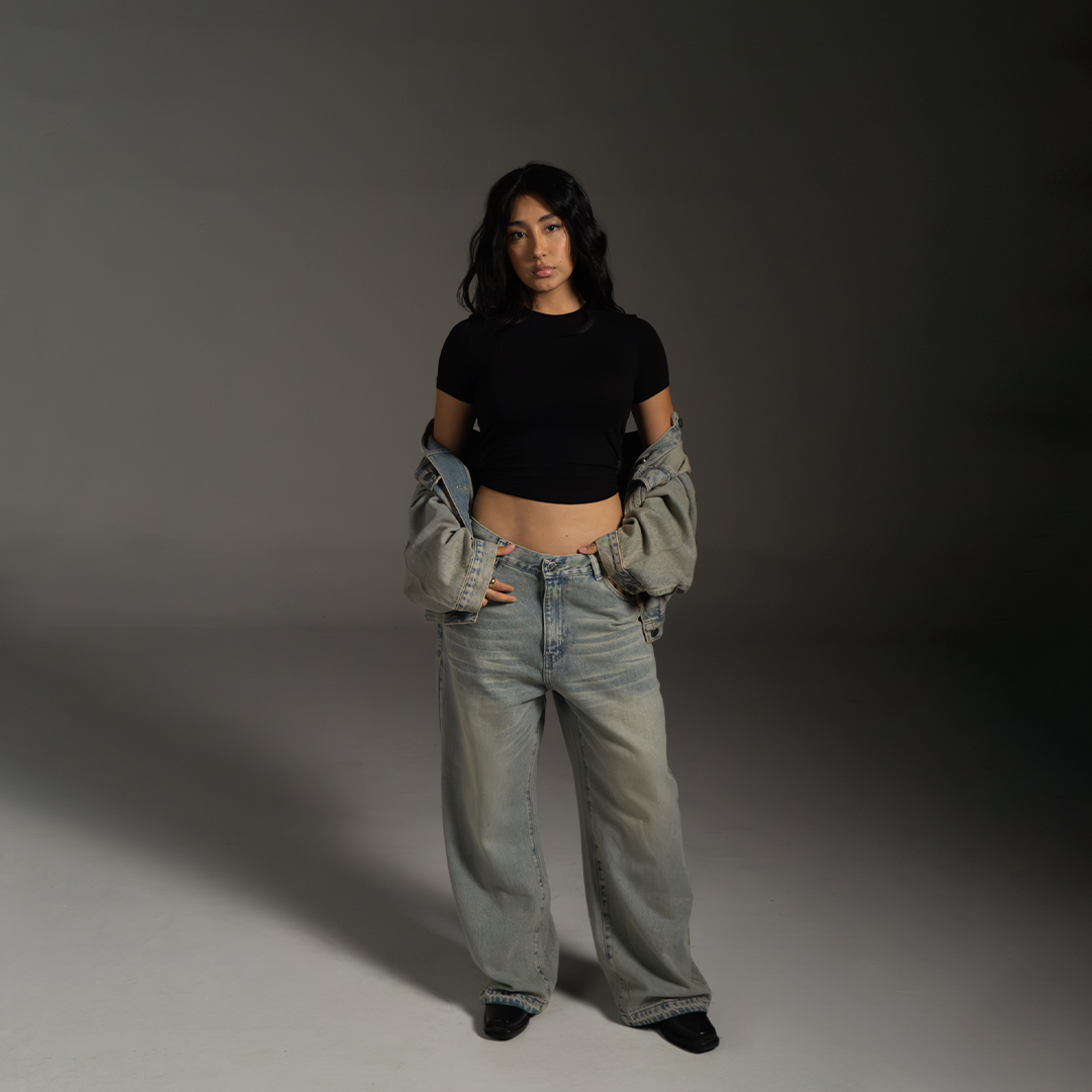LIGHT BLUE BAGGY JEANS