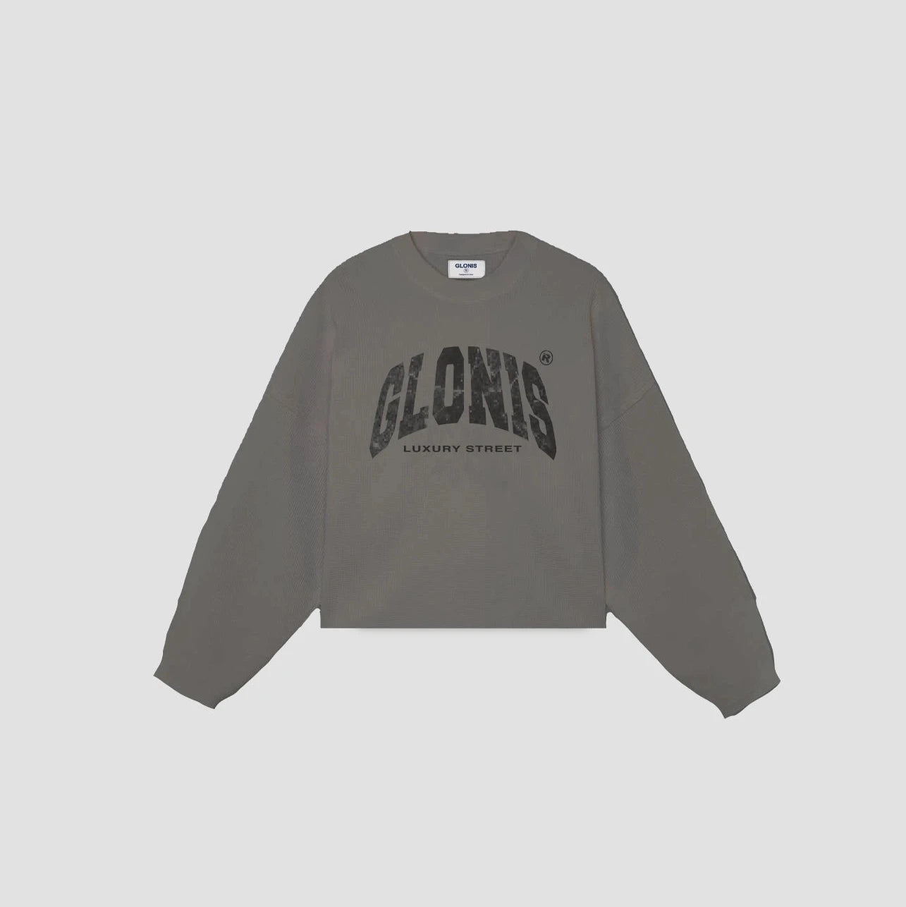GRAY PIGMENT SWEARTSHIRT 1/8