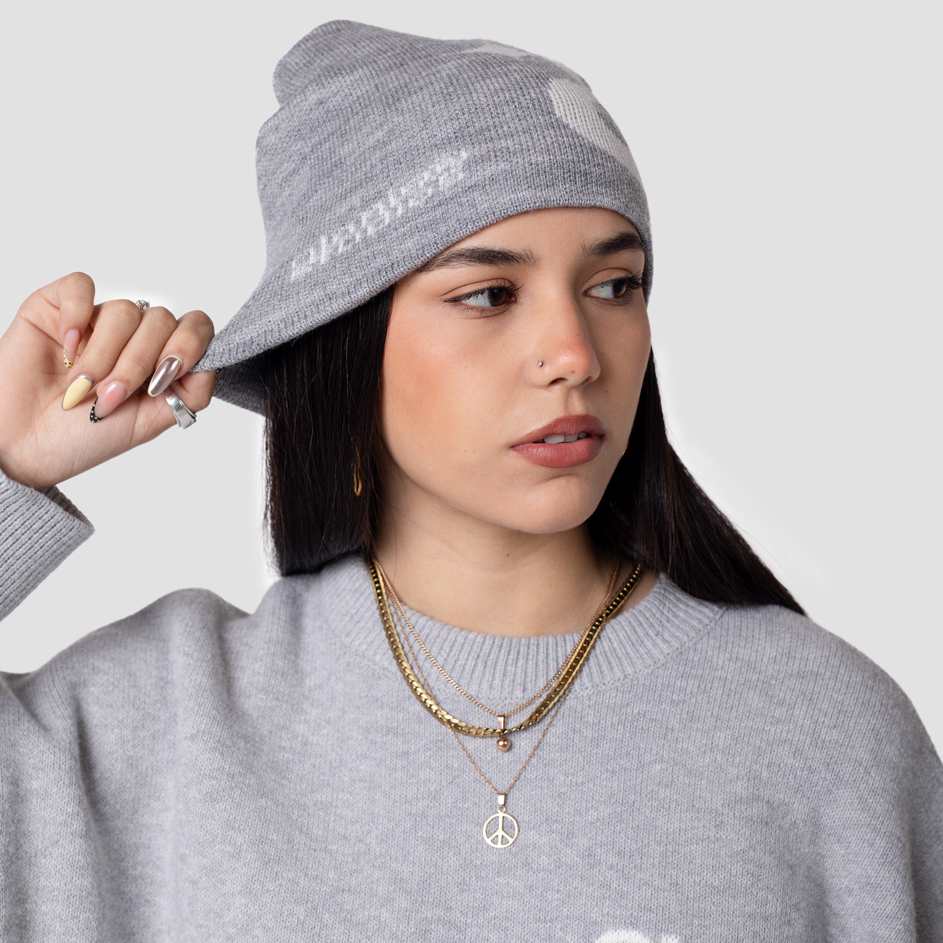 SPARKS GRAY BEANIE