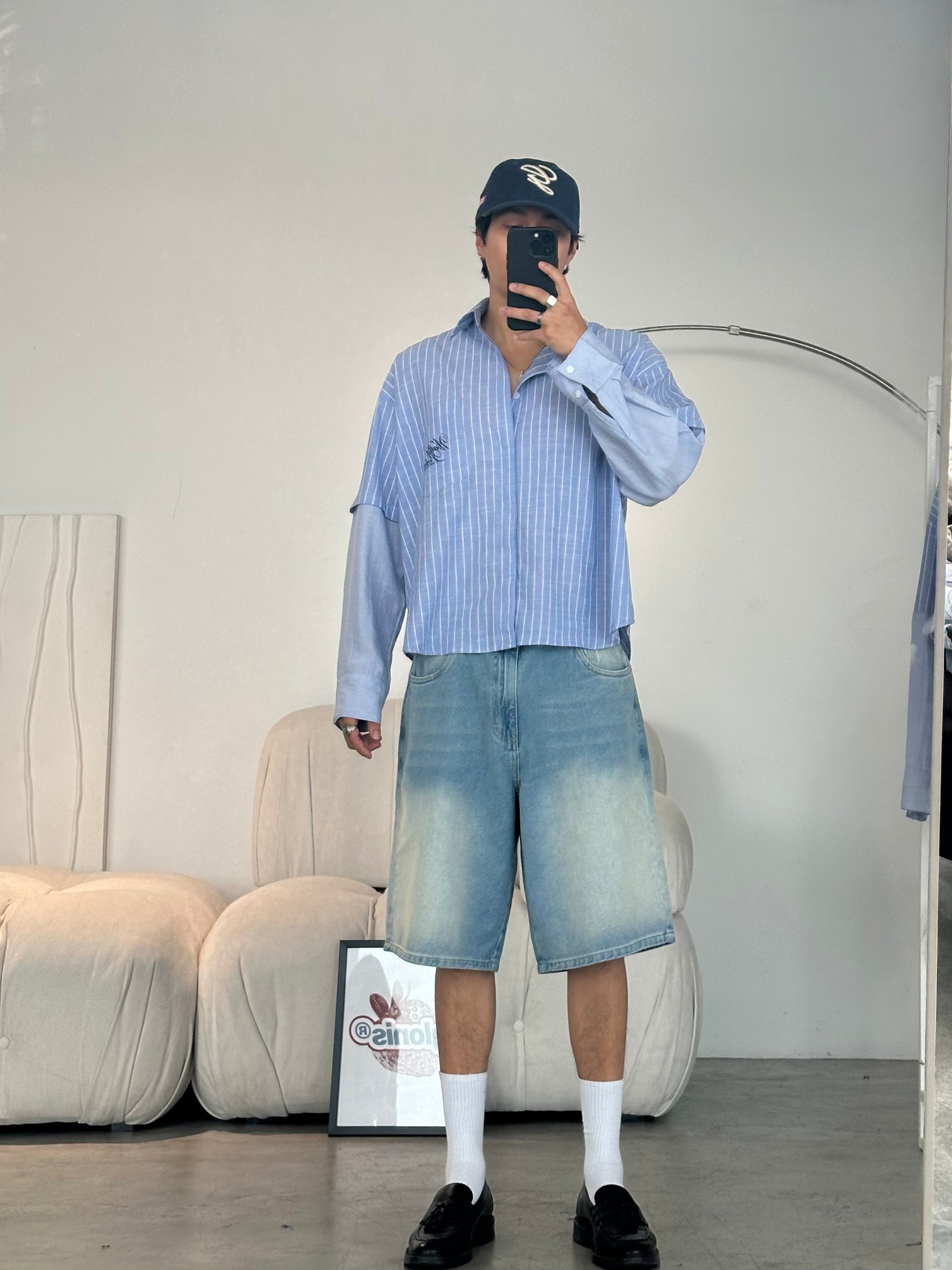 WEAR EFFECT JUMBO JORTS