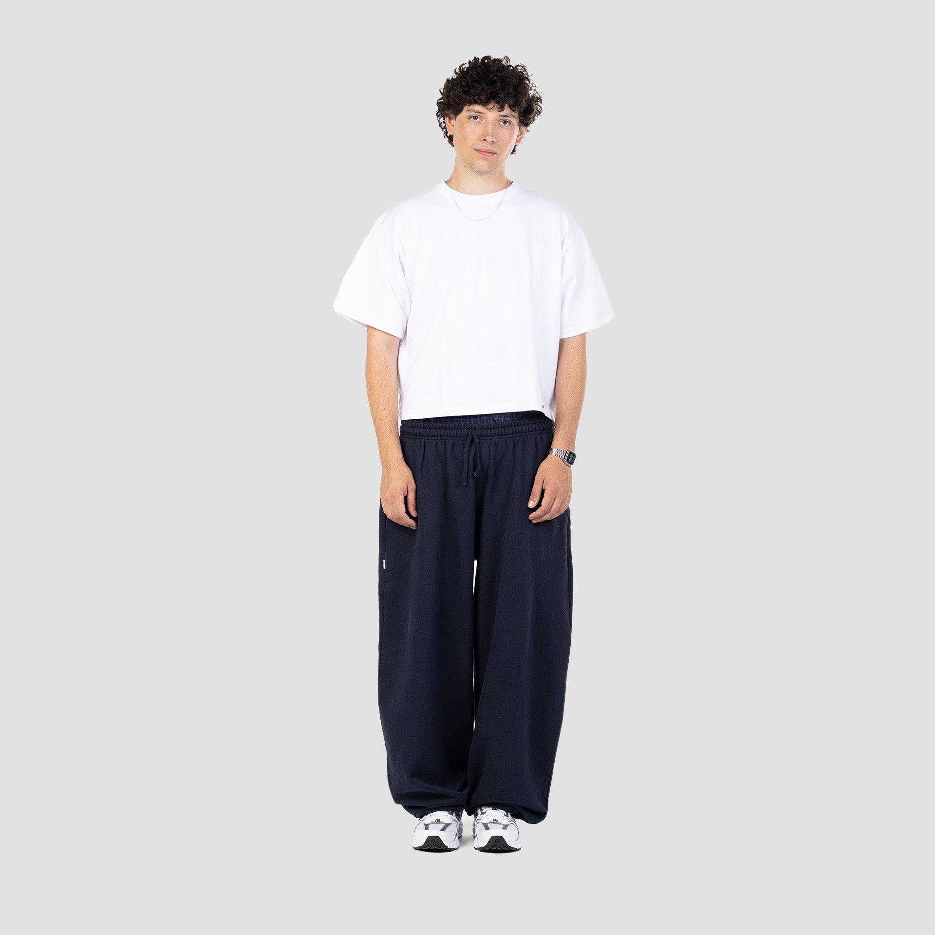 OCEAN PLAID SWEATPANTS