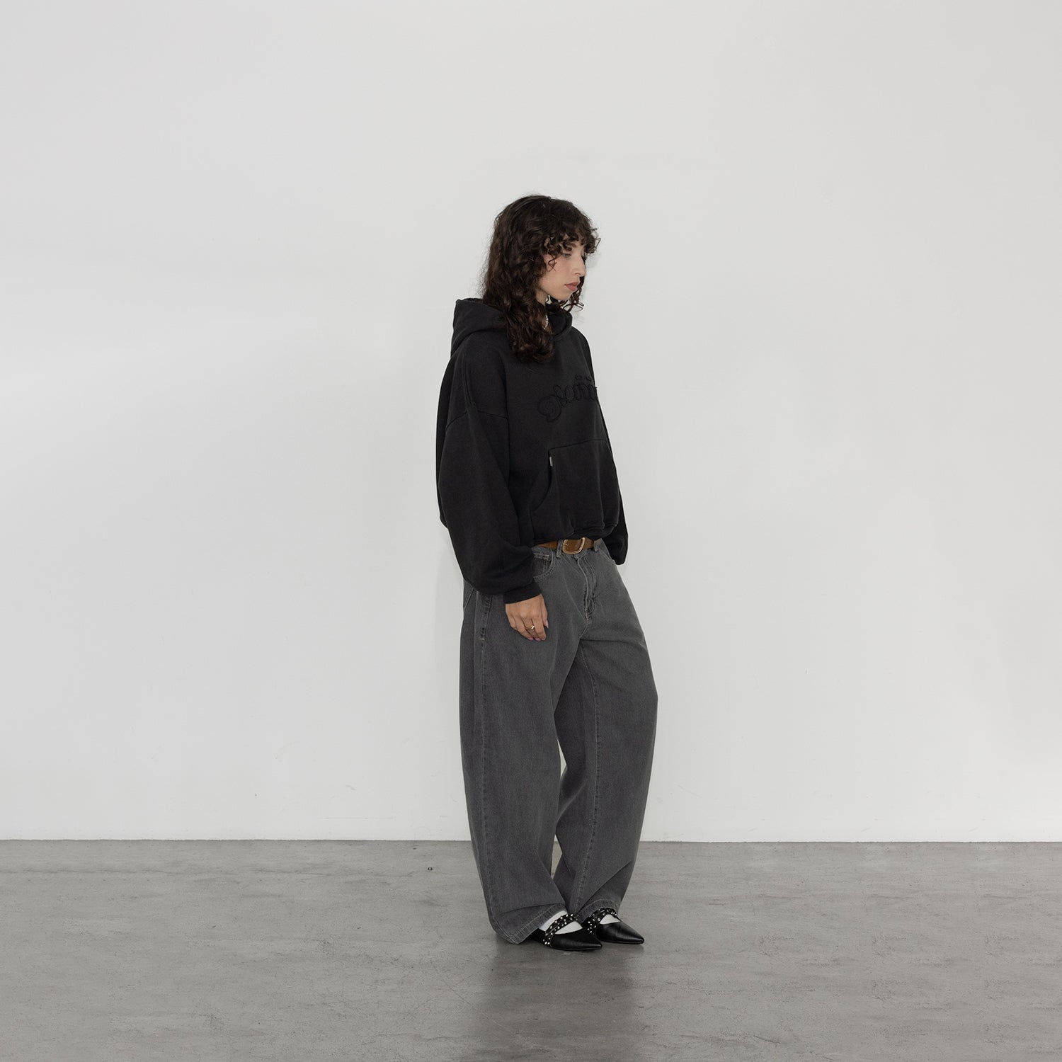 BARE BLACK HOODIE