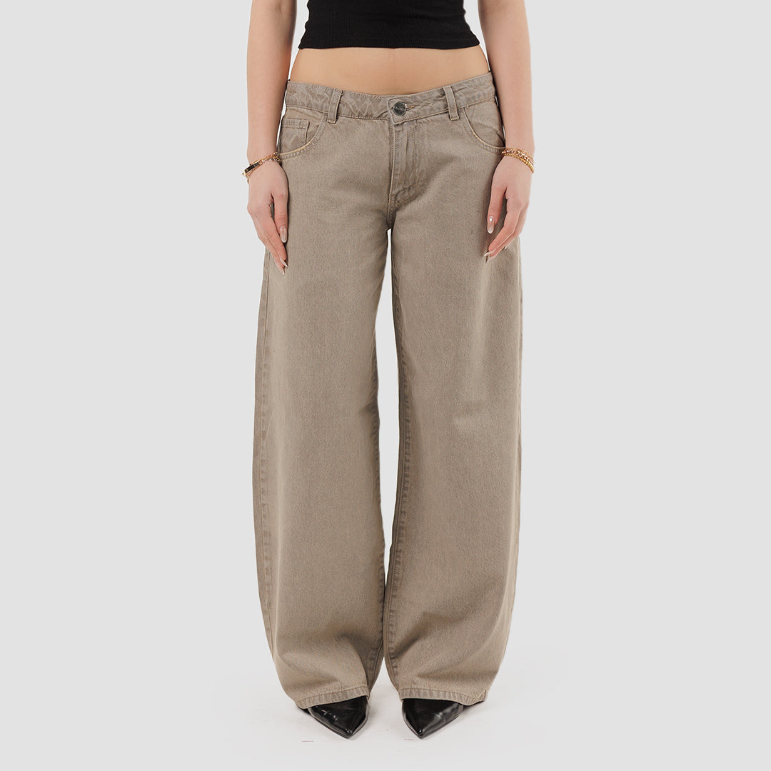 SAND LOW RISE PANTS