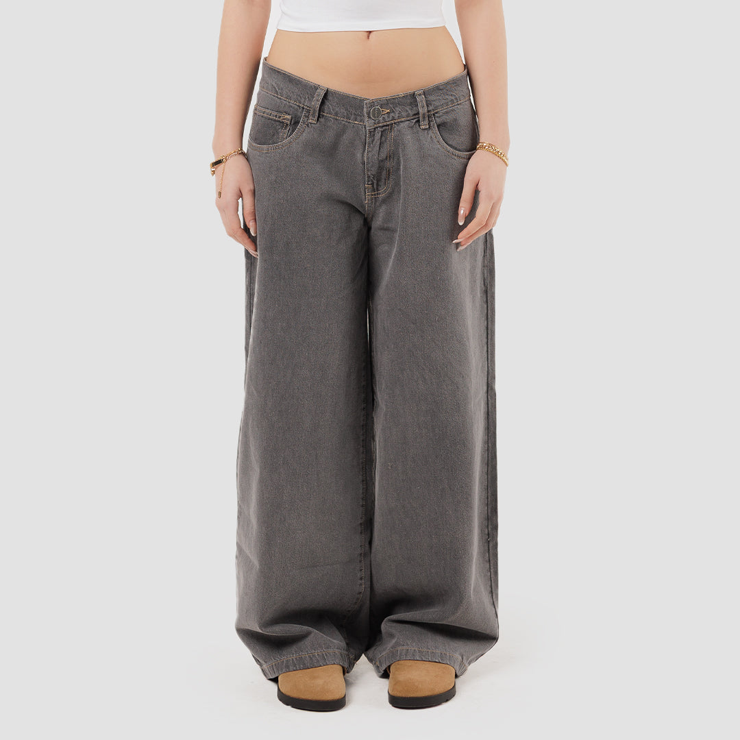 WASHED BLACK LOW RISE