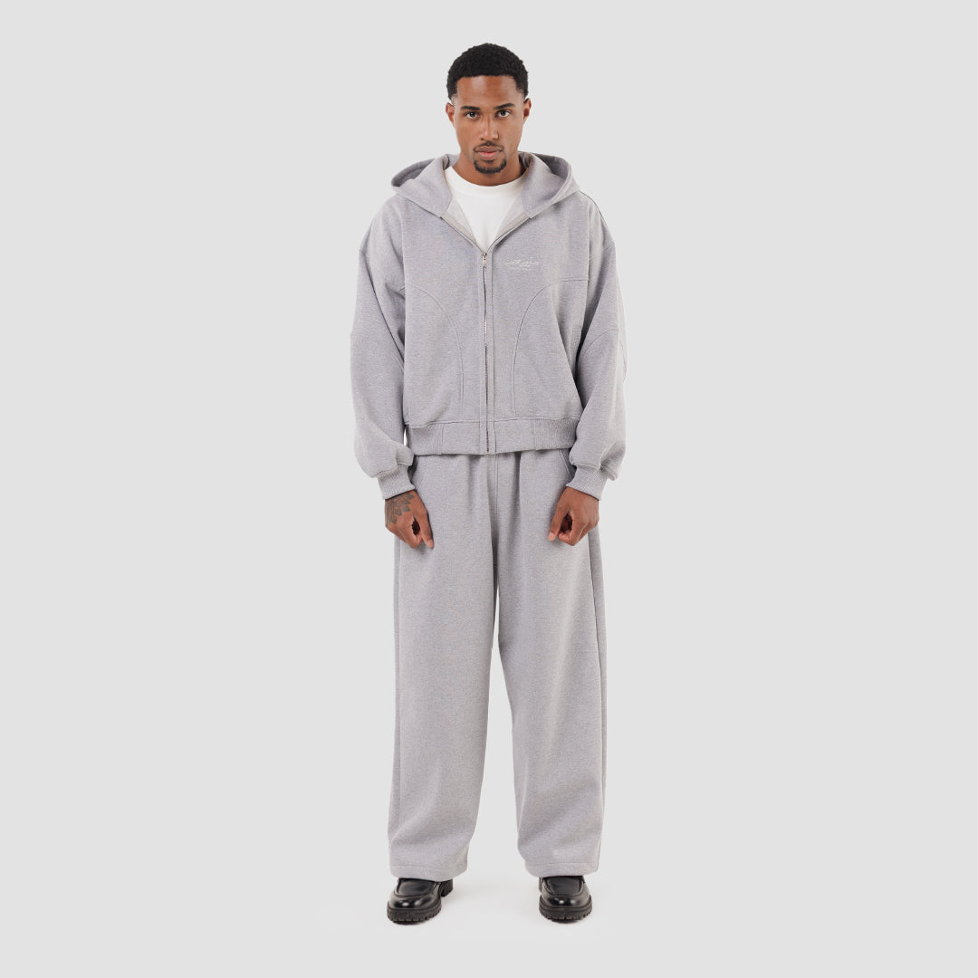 LUXURY STREET  ZIP UP HOODIE CROPPED UNISEX