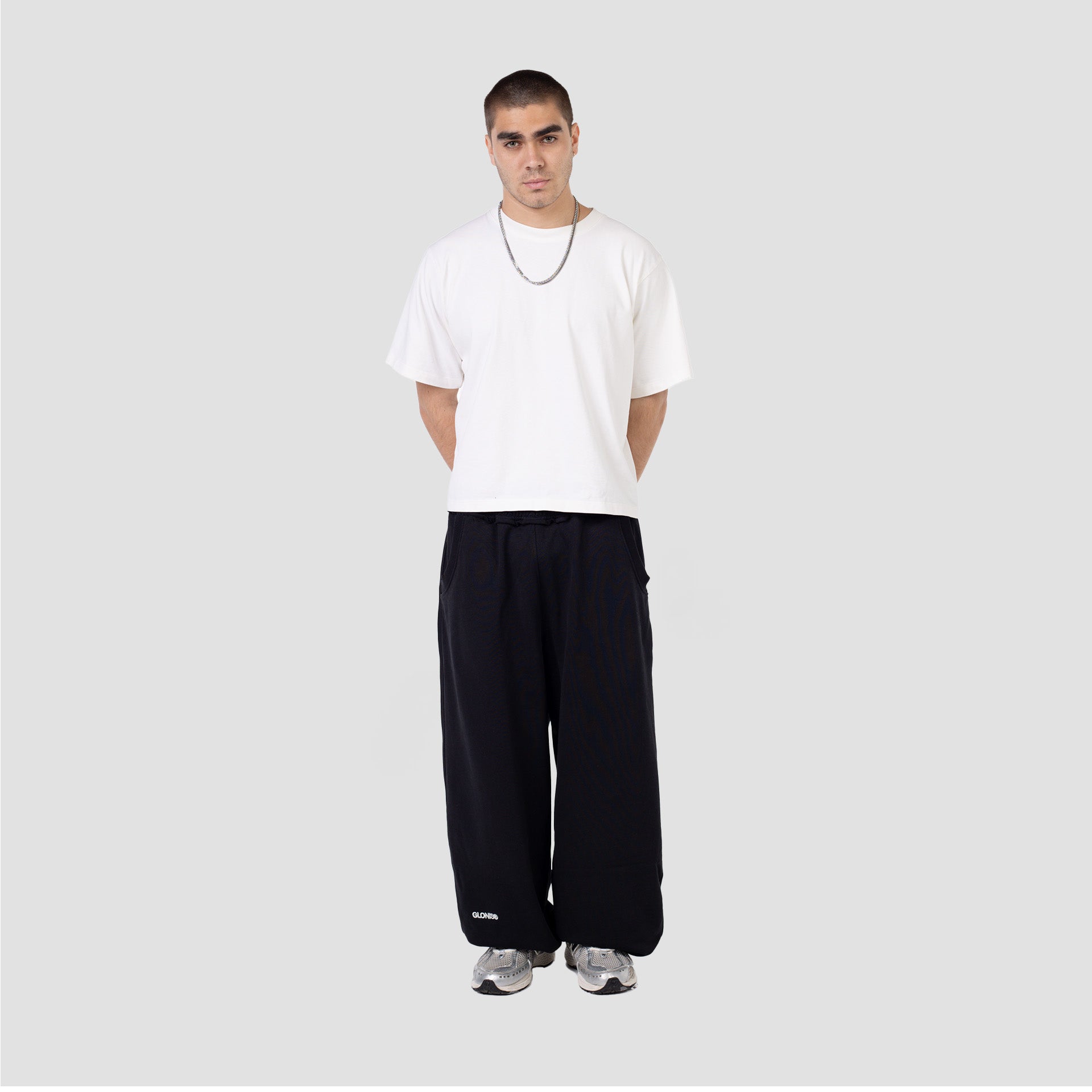 BLACK UNIFORM SWEATPANTS
