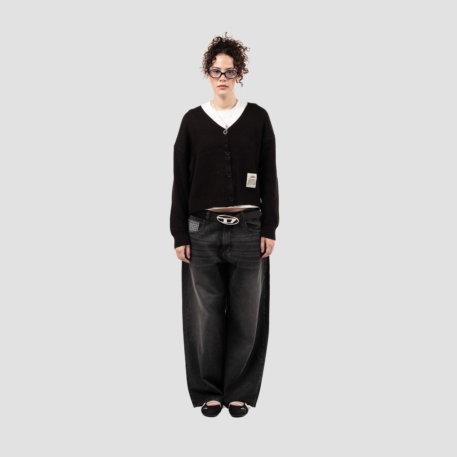 ARCHIVE BLACK CARDIGAN