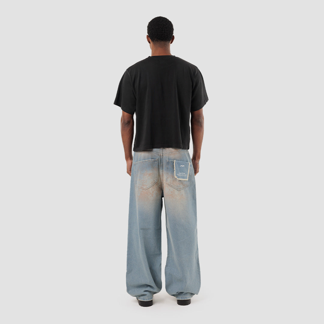 DIRTY WASH BAGGY JEANS