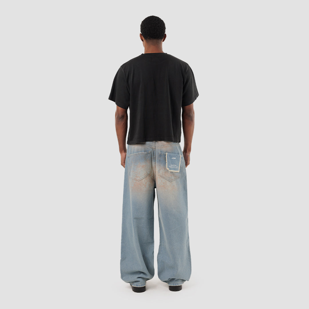 DIRTY WASH BAGGY JEANS