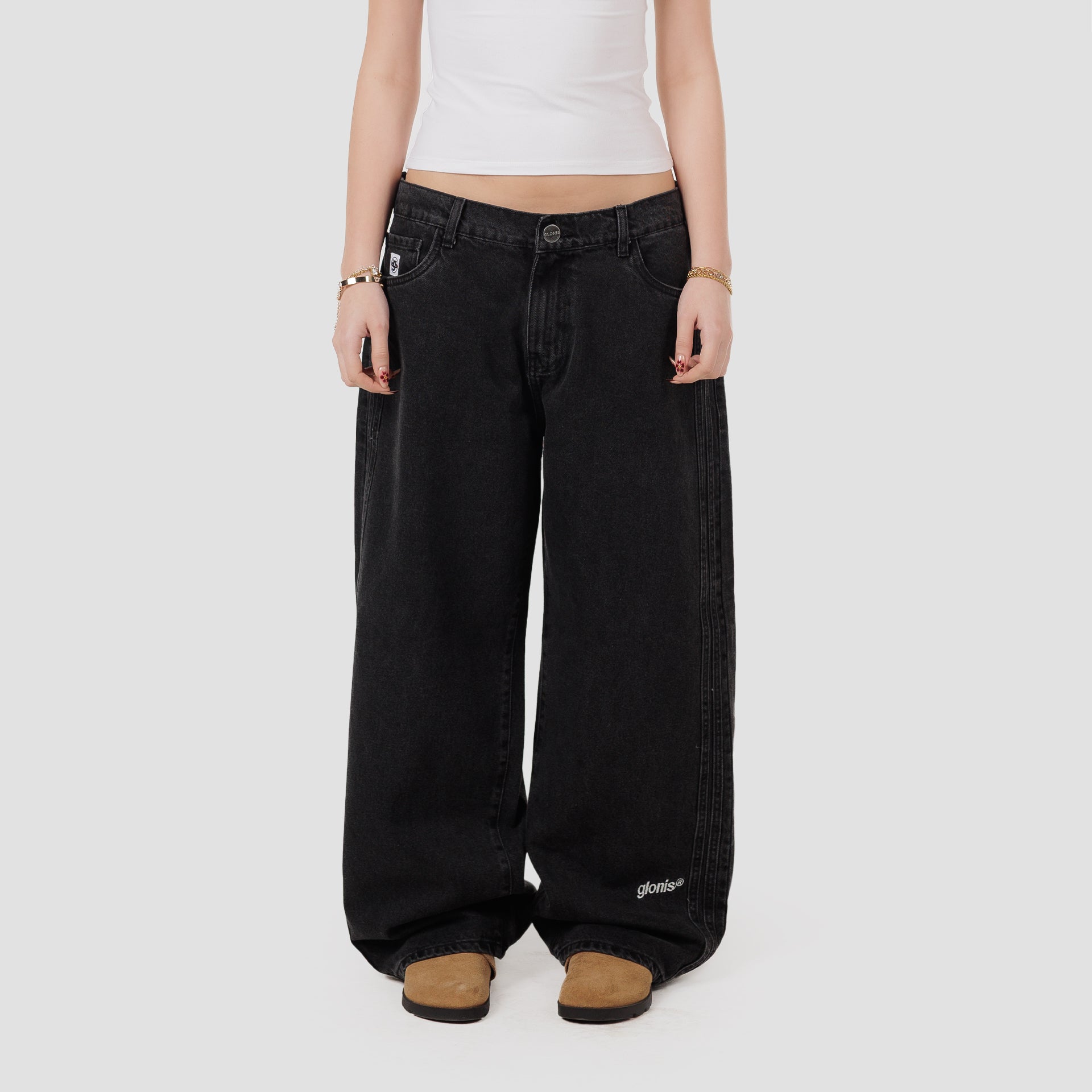 EVERYDAY BLACK BAGGY JEANS