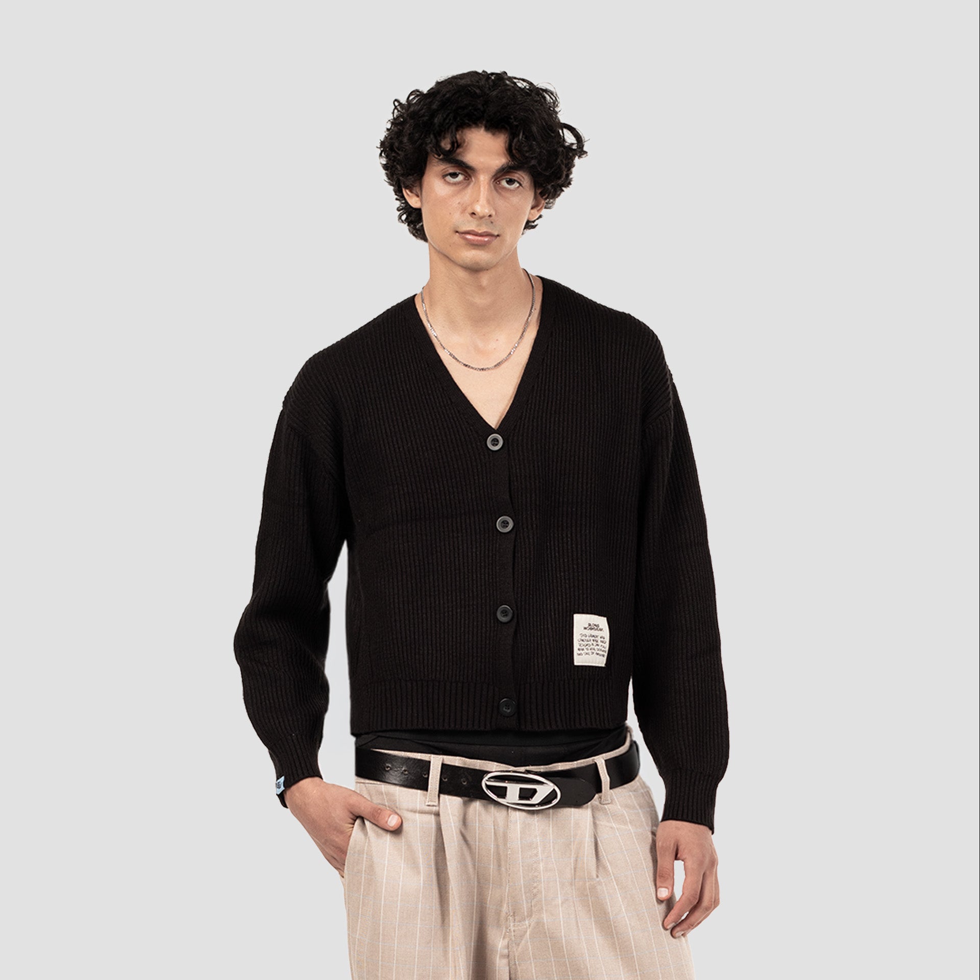 ARCHIVE BLACK CARDIGAN