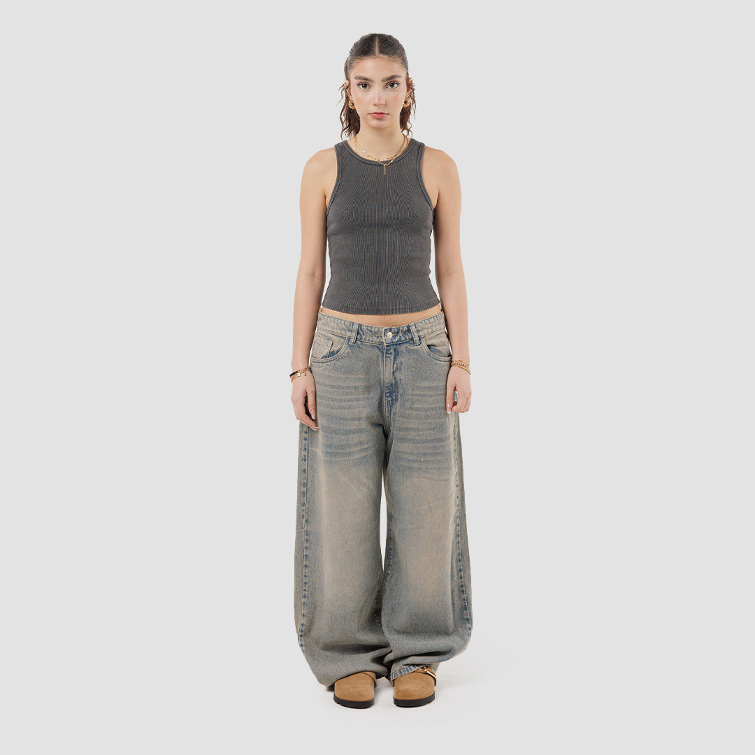 LIGHT BLUE BAGGY JEANS
