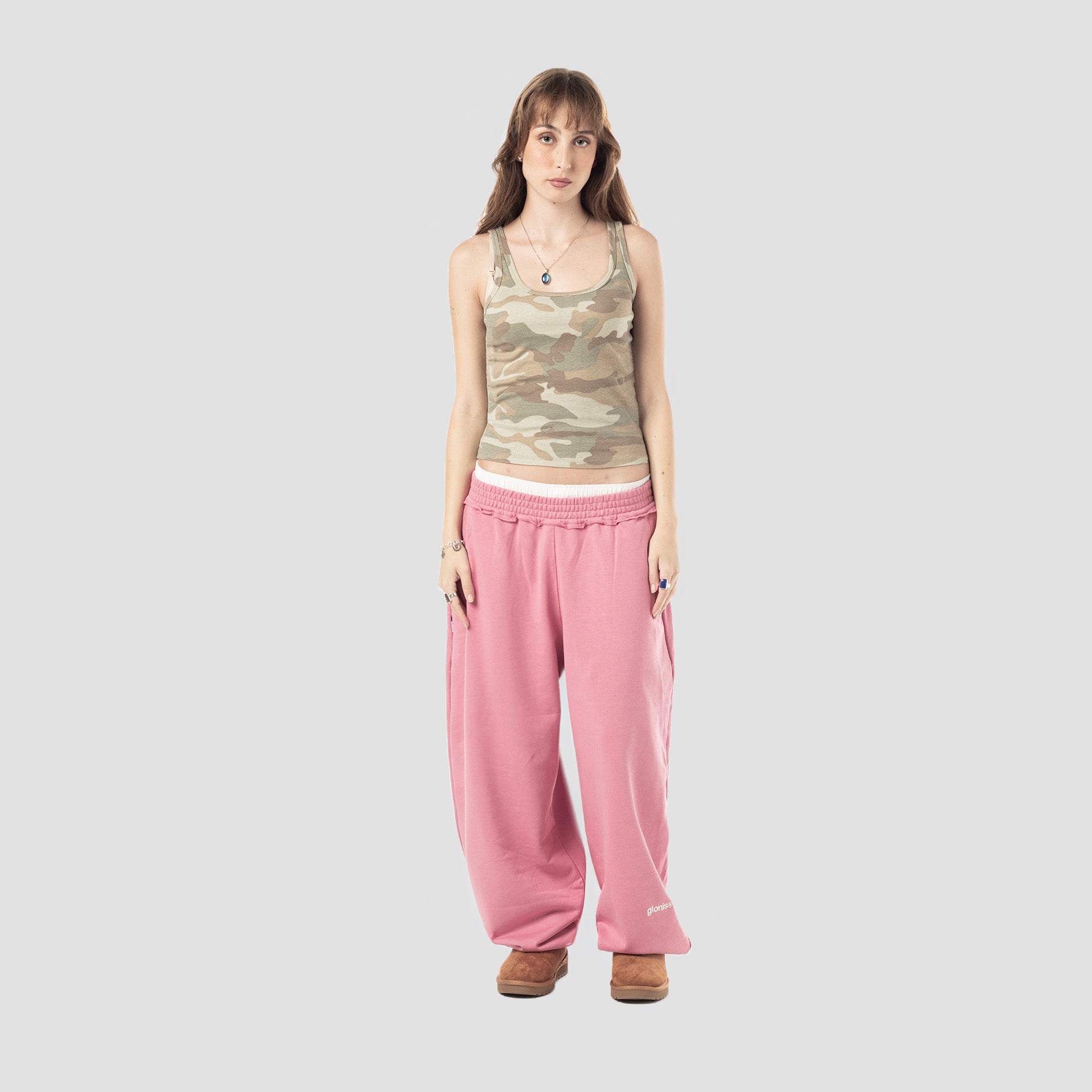 COTTON CAMO SWEATPANTS