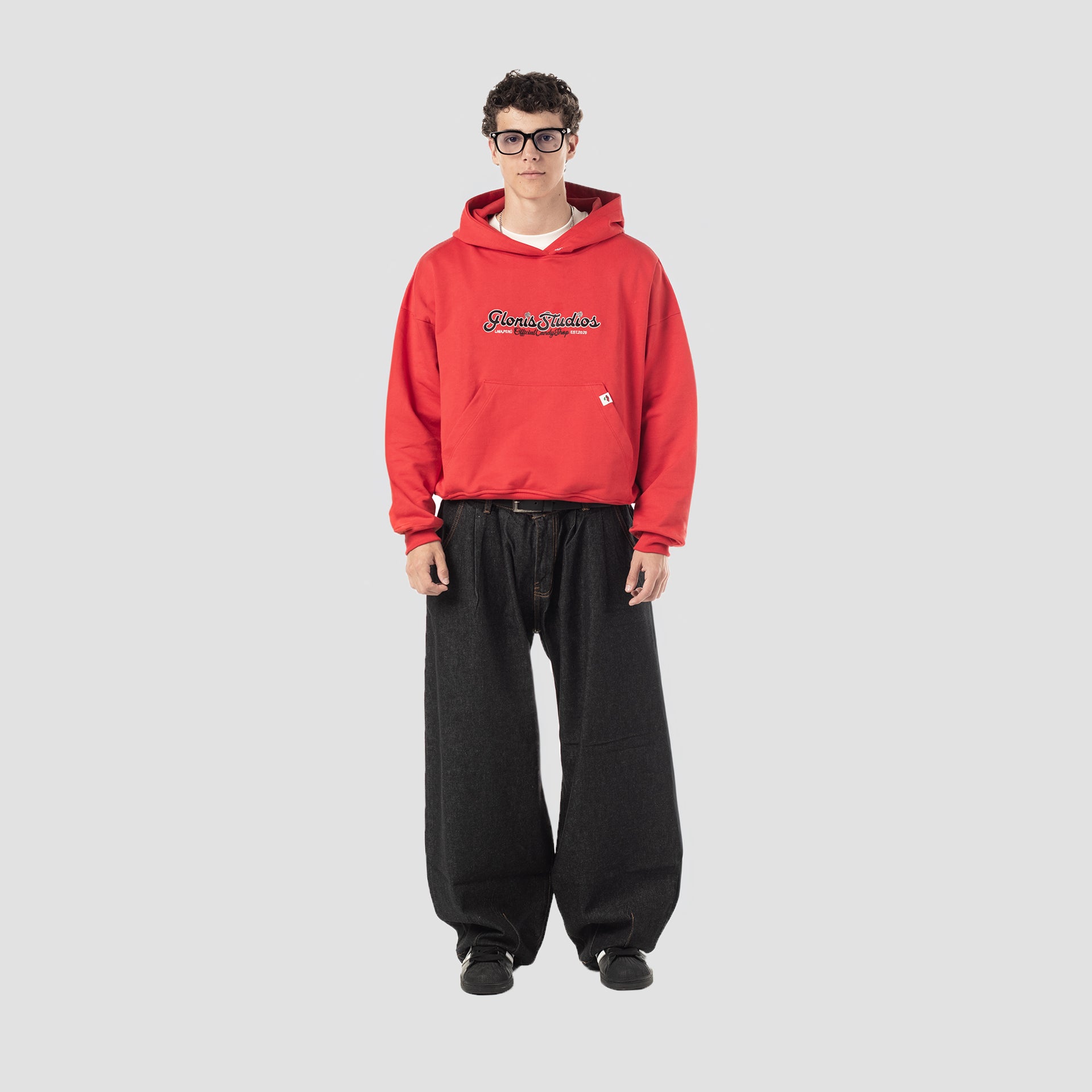 CHERRY RED HOODIE