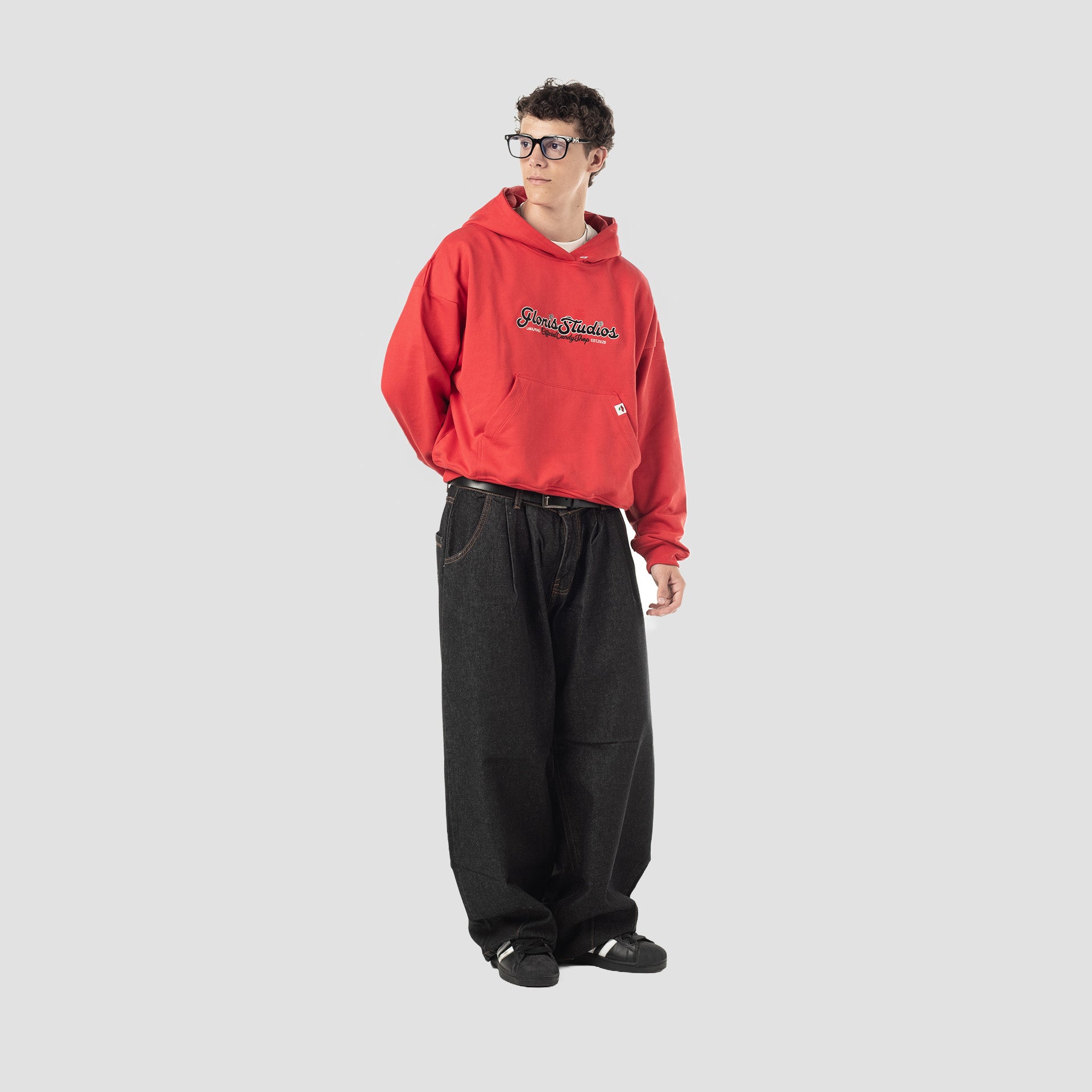 CHERRY RED HOODIE