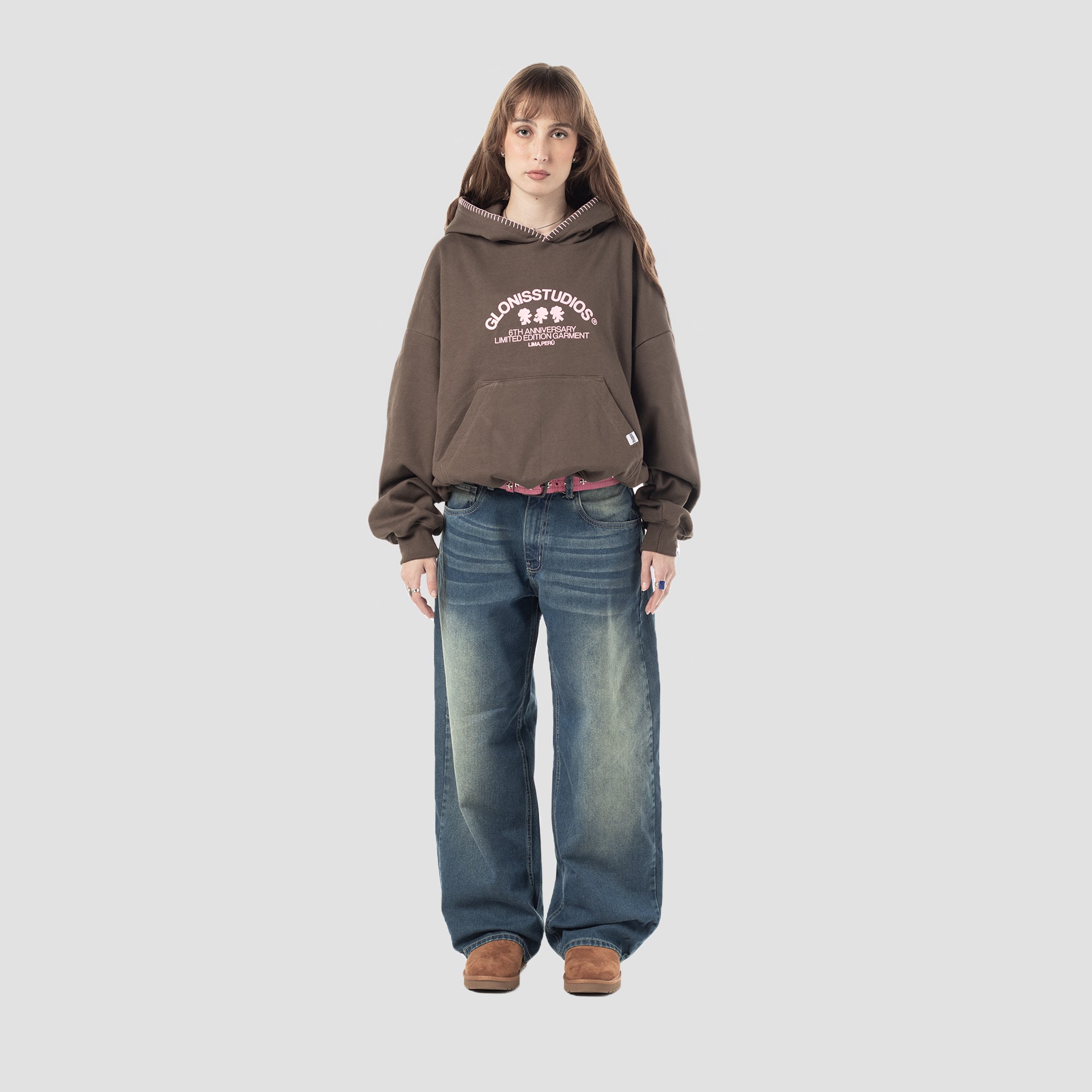 6 YEARS EDITION BROWN HOODIE
