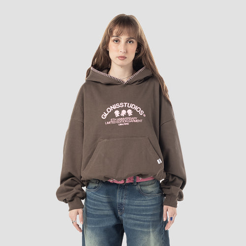 6 YEARS EDITION BROWN HOODIE