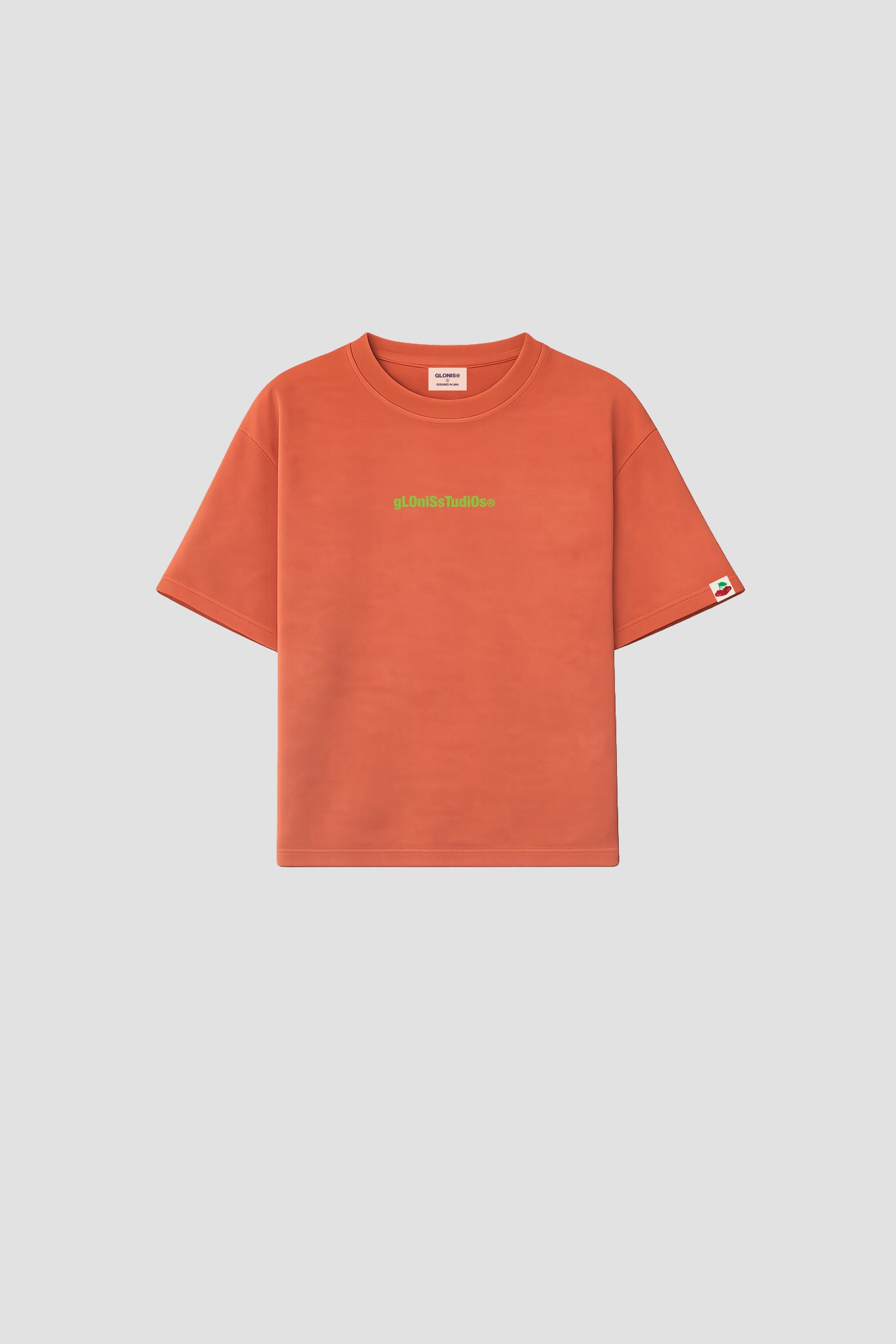 Orange Sunset Washed Tee