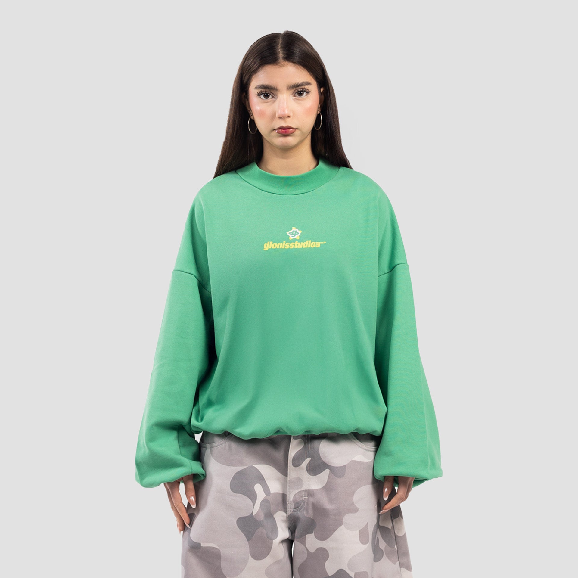 GREEN & YELLOW CREEWNECK